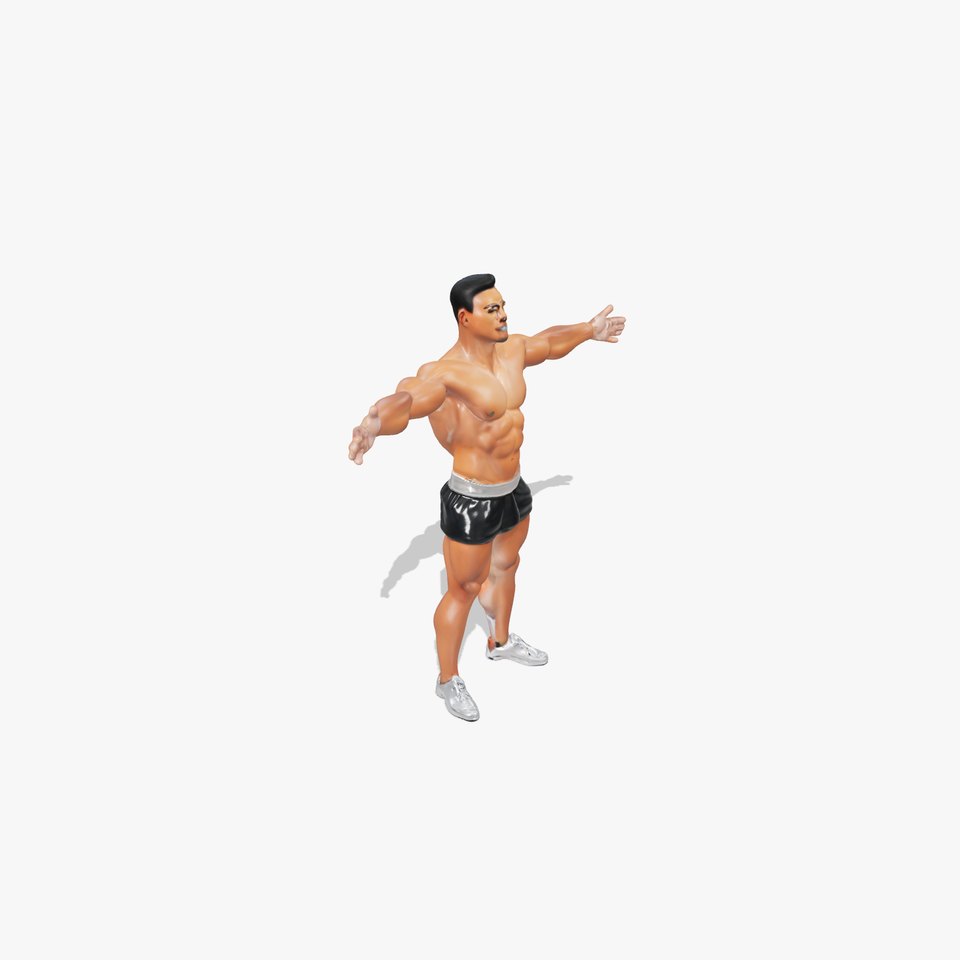 Athletic Male Character Model Pack  Muscular Build